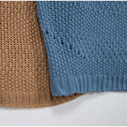 Pullover Sweater, Trendy Knitted Top, Loose Fit Sweater
