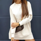 Round Neck Casual Trendy Pullover Sweater